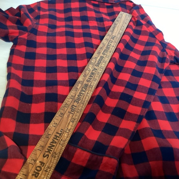 L.L. Bean Women’s Black & Red Flannel Shirt size large - Picture 11 of 12